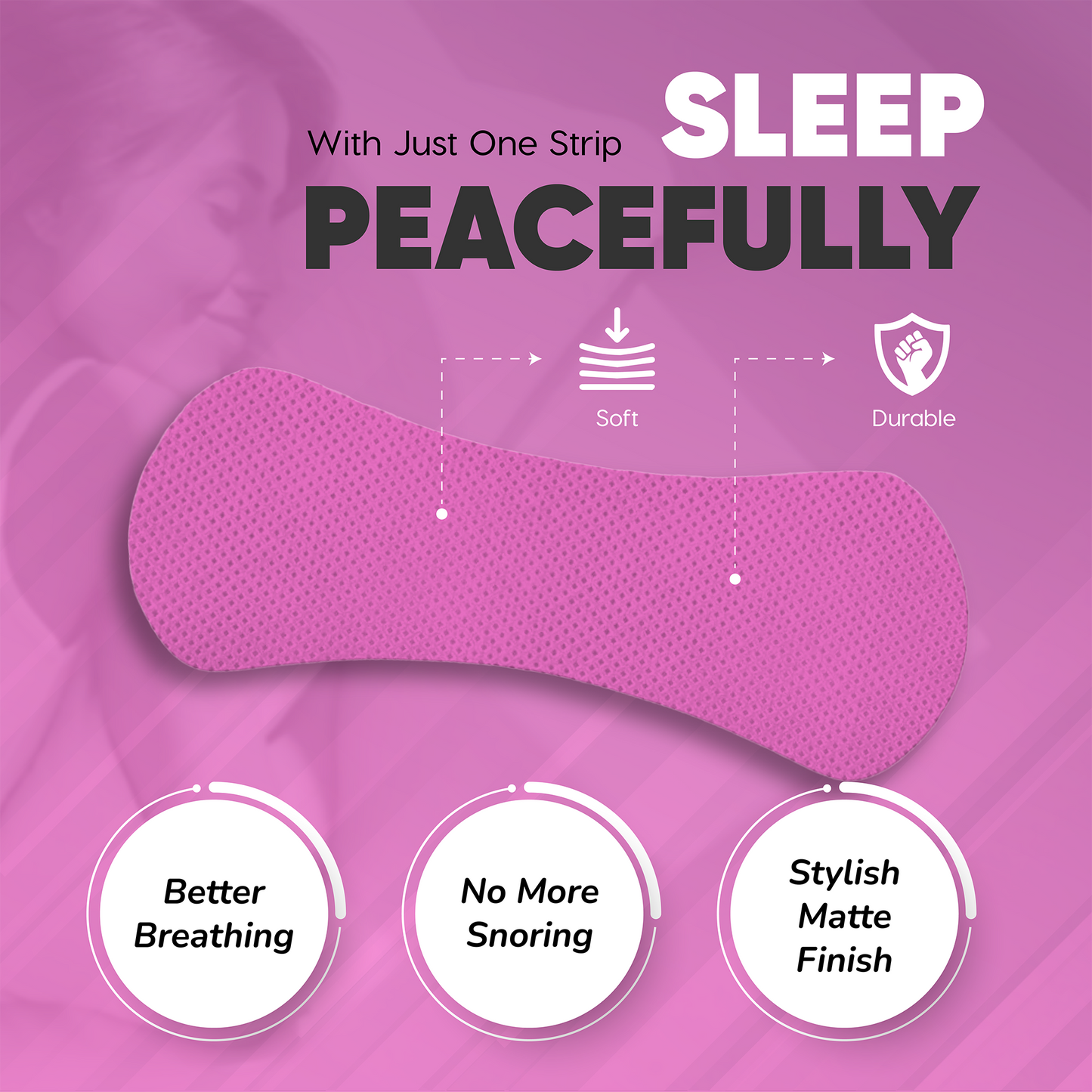 ZZSLEEP Nasal Strips – Breathe Better, Snore Less, Sleep Deeper