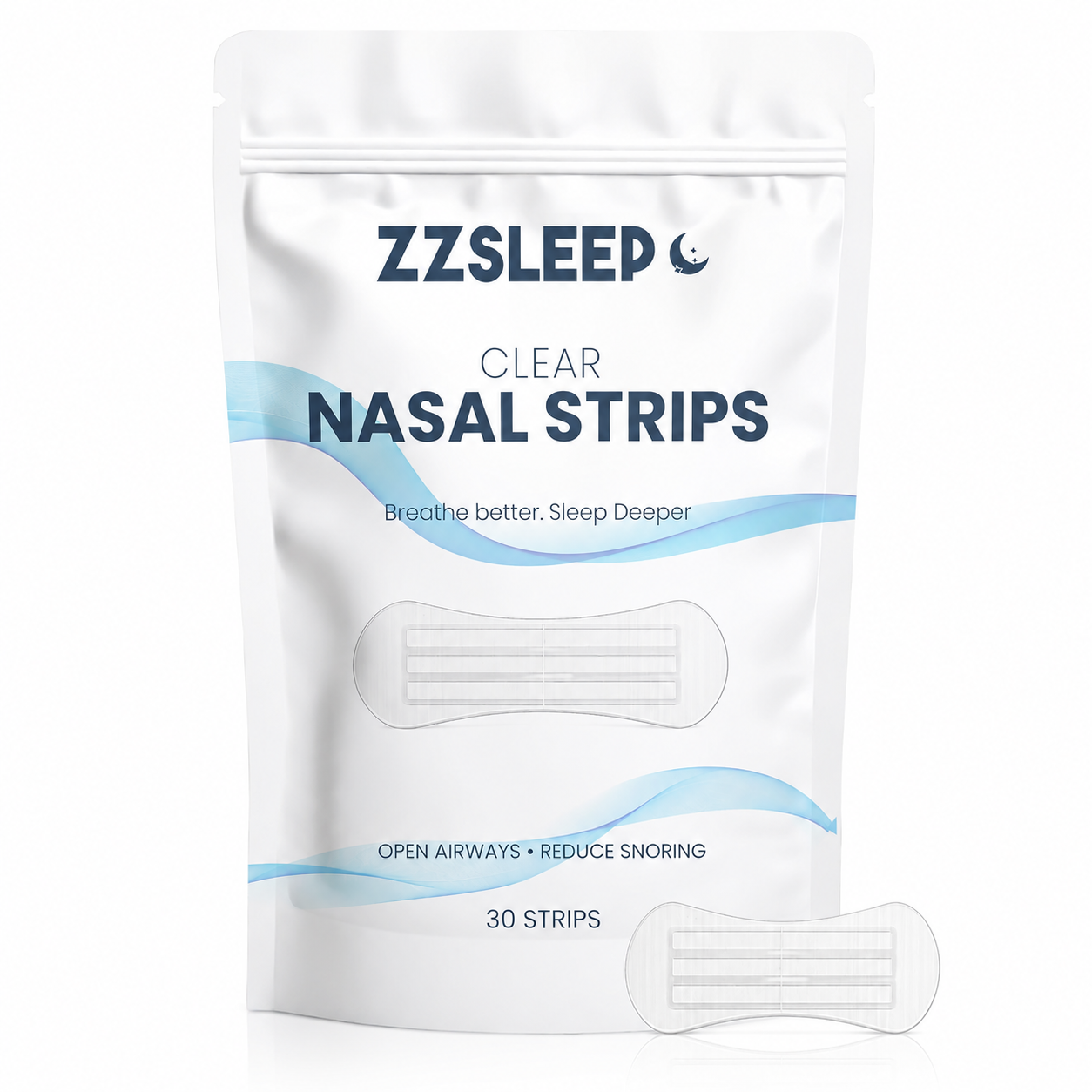 ZZSLEEP Nasal Strips – Breathe Better, Snore Less, Sleep Deeper