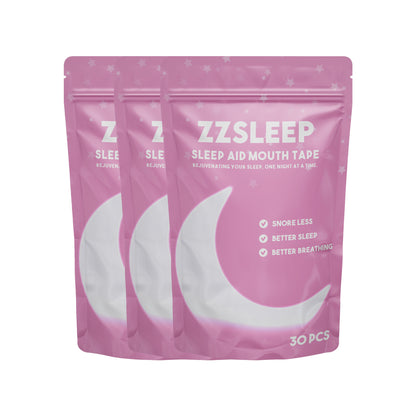 Pink ZZSLEEPTAPE - Breathable Mouth Tape for Rest & Recovery