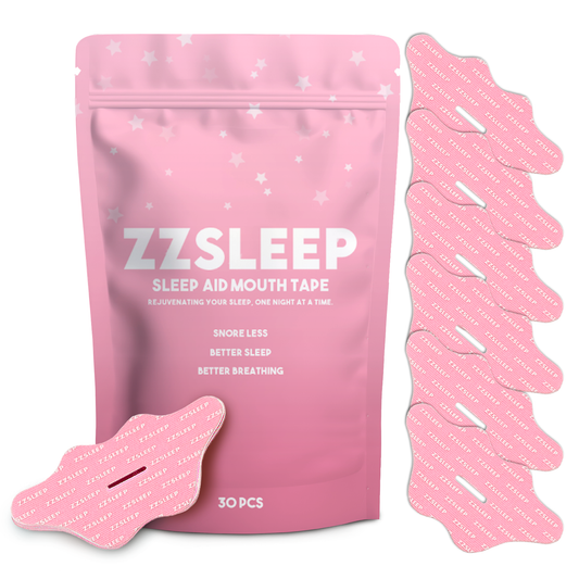 ZZSLEEP Beauty Mouth Tape - Pink Lip Tape for Nasal Breathing, Anti-Snoring & Skin-Friendly Sleep Support