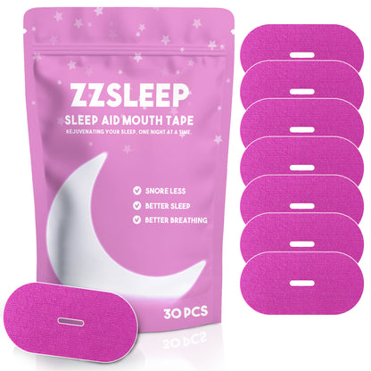 Pink ZZSLEEPTAPE - Breathable Mouth Tape for Rest & Recovery