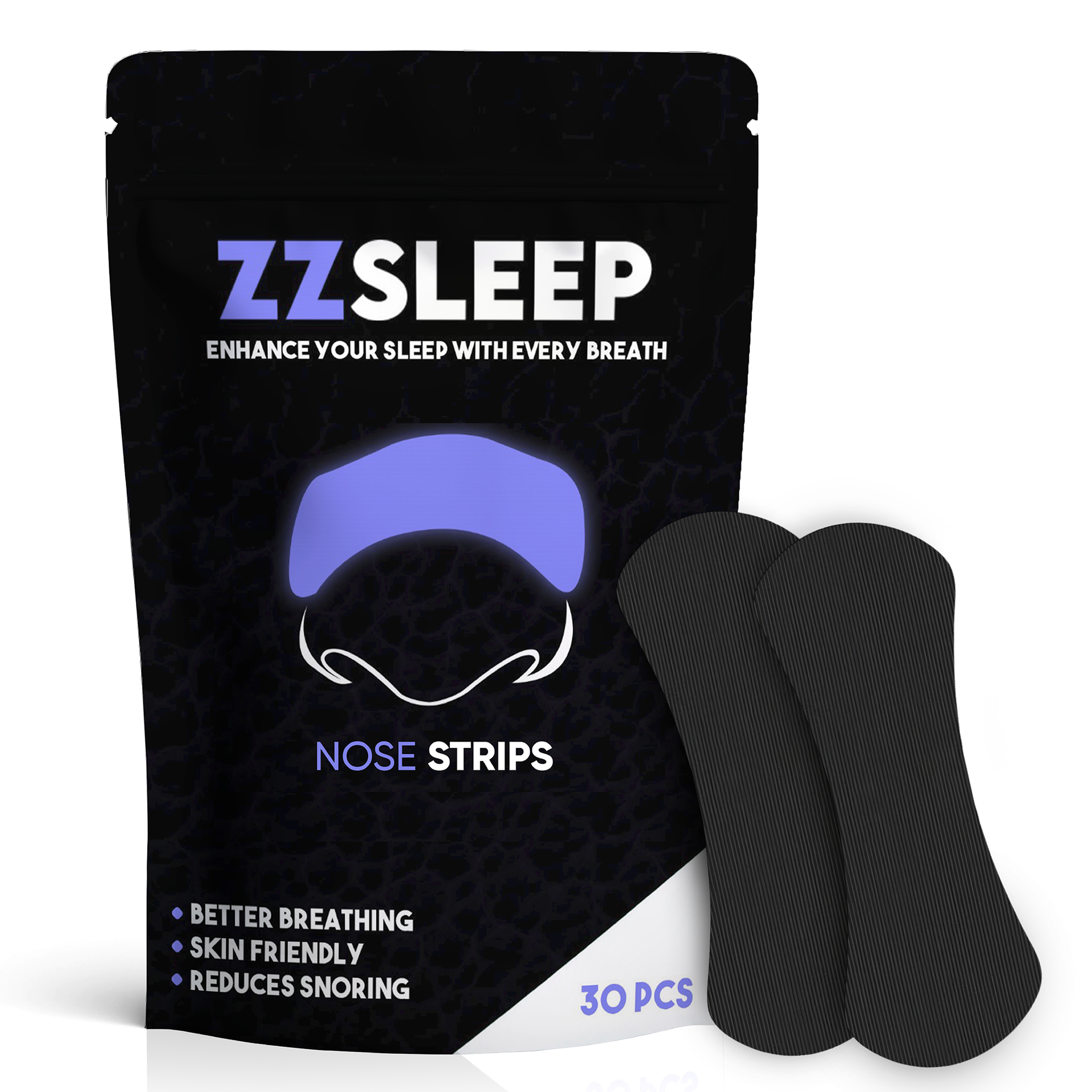 ZZSLEEP Nasal Strips – Breathe Better, Snore Less, Sleep Deeper ZZSLEEP Nasal Strips – Breathe Better, Snore Less, Sleep Deeper