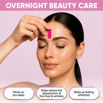 ZZSLEEP Face Tape — Overnight Anti-Wrinkle Patches for Forehead & Smile Lines, Infused with Collagen, Vitamin E & B, Aloe Vera Extract