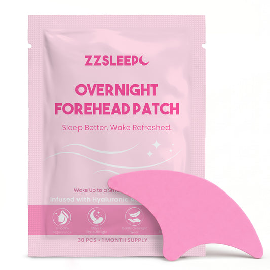ZZSLEEP Forehead Relax Patches | Overnight Forehead Tape for Smoother-Looking Skin (30 Pairs)