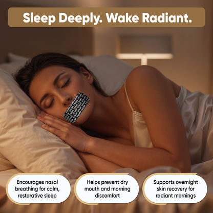 ZZSLEEP Restore Hydrating Mouth Tape – Collagen + Hyalaraunic Acid + Vitamin E Infused