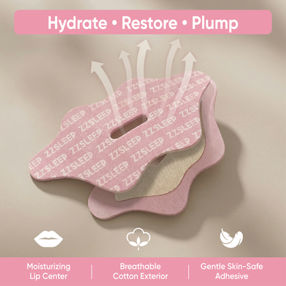 ZZSLEEP Restore Hydrating Mouth Tape – Collagen + Hyalaraunic Acid + Vitamin E Infused