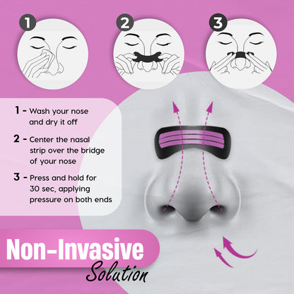 ZZSleep Nasal Strips – Breathe Better, Snore Less, Sleep Deeper