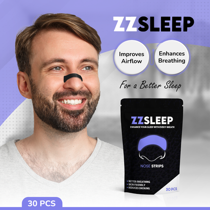 ZZSleep Nasal Strips – Breathe Better, Snore Less, Sleep Deeper