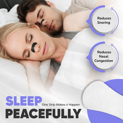 ZZSleep Nasal Strips – Breathe Better, Snore Less, Sleep Deeper